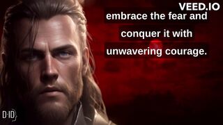 "The only way to do great things is to embrace the fear and conquer it with unwavering courage."