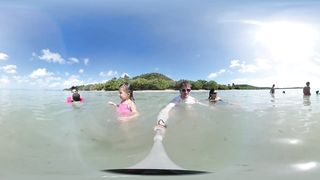 360° Video Swimming Offshore...
