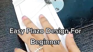 Trousers design,plazo design