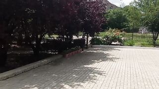 Прогулка возле Храма в Донецке