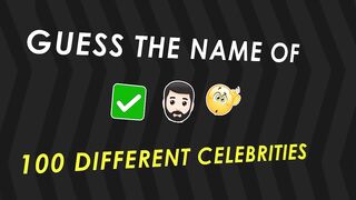 Guess the Celebrity in 3 Seconds | 100 Most Famous People in the World