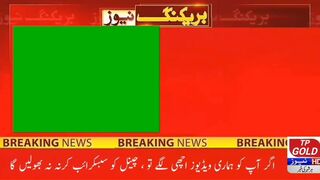 Breaking news green screen template