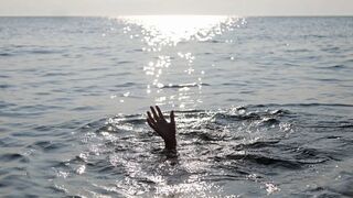 Scenes of drowning people