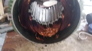 Three Phase Motor Winding Copper Complete winding and Beautiful winding 2023
