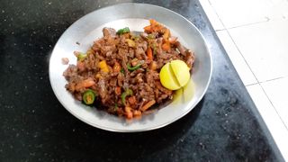 Healthiest Fry Mutton Liver with a Lemon Touch Ever