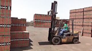 Perfect forklift operator skills