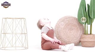 Newborn Baby Boy Clothes,2Pcs Infant Boy Romper Bodysuit Spring/Summer Stripe Outfits +Bib Overall Pants(0-18 Month)
