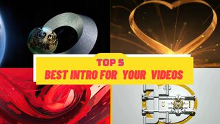 Top 5 Best 3D intro template for YouTube videos  .YouTube Video ky liyee intro kaise banaen