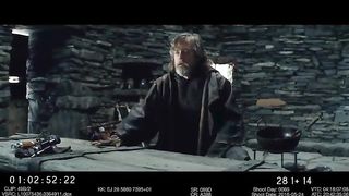 Star Wars The Last Jedi - Luke mourns the death of Han Solo