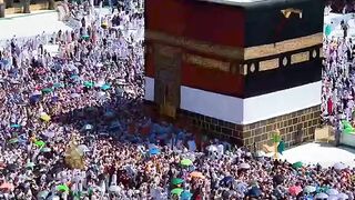 A very fascinating view of the Kaaba