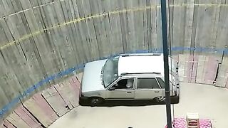 Get ready for this spectacular car stunt show