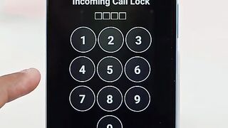 incoming call lock