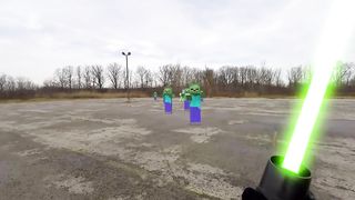 Star Wars vs Minecraft Real Life