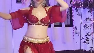 Bellydance on Flute music by Ojasvi Verma #bellydance #ytshort #dance