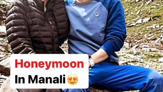 Karan Deol and Drisha Acharya enjoy Honeymoon in Mountains #shorts #shortvideo #short