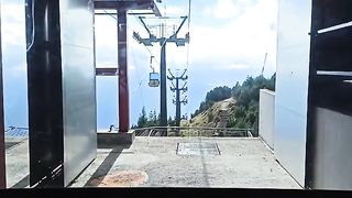 Swiss Sommer Gondel Alpen