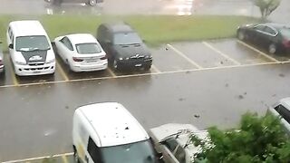 Cracy weather in the summer