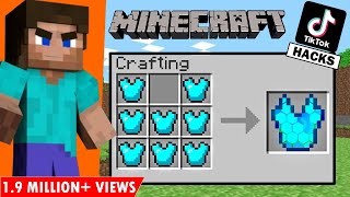 VIRAL MINECRAFT TIKTOK HACKS