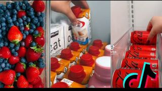 15 Minutes of restocking fridge asmr Tiktok Compilation#69