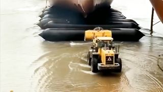 The moment the ship was launched.Video 2023