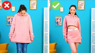 40 clothes transformation ideas-5 minu5es stylish ideas for girls