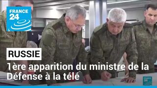 Russie : première apparition du ministre de la Défense à la télé après la mutinerie de Wagner