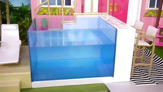 Barbie doll dream house pool party