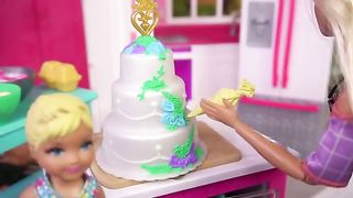 Barbie & ken family wedding day