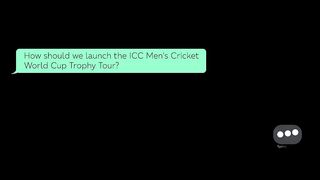 ICC Men's Cricket World Cup Trophy Tour 2023 launches into space