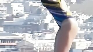 Jumping from diving board 3