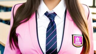 Stylish Schoolgirl - 4K AI Lookbook.Video 2023