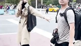 Asked this women to take a photo