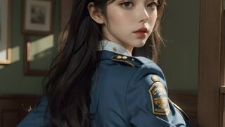 (AI art) officer girl.Video 2023
