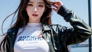 AI LOOK BOOK [Leggings Utility Jacket Coordination]