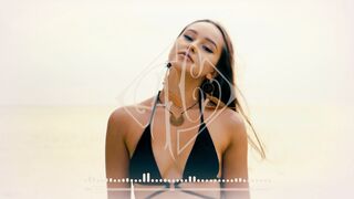 WALK WIHT A PRETTY GIRL ON THE BEACH IN MUSIC.