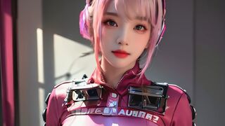 Ai Art Girls] Alice Nikke.Pink girl.Video 2023