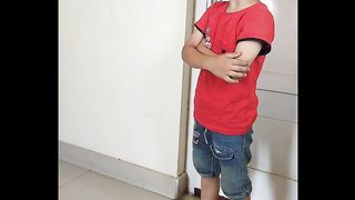 cute little kid offering prayer very eagerly