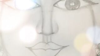 satisfying Girl drawing__ #lbart #like #subscribe do for more Vedios __.