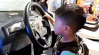 Kid enjoying gamess
