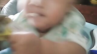 Angry Baby Abil Eat Moment Funny