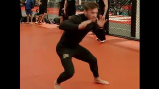 Coach Conor McGregor showing his team how it’s done ???? #shorts UFC