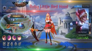 Ruby Little Red Hood Skin Gameplay by Fotuna-Mobile Legends