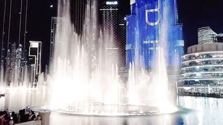 Burj khalifa Waterfall
