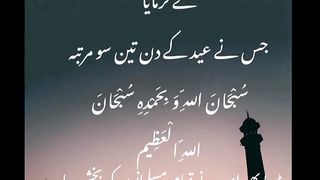 عید کا انمول تحفہ | eid status zroor sunain