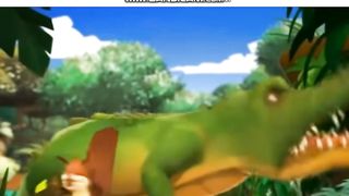 the story of the deer, the buffalo and crocodile