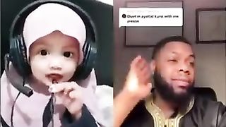 Listen to this cute Muslim baby reciting Quran
