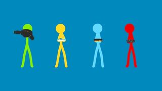 Arcade V Stick Man | Subscribe for more