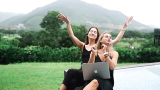 Happy woman Free to use video, plus 2 FREE movies to watch!