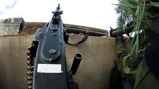 Swedish Army Helmet Cam of MG3 Machine Gunner • A Live Fire Exercise