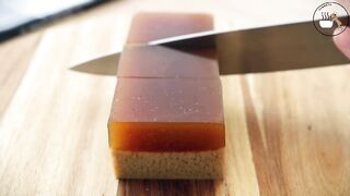 Gula Melaka Agar Agar _ Refreshing Palm Sugar Coconut Milk Jelly Dessert